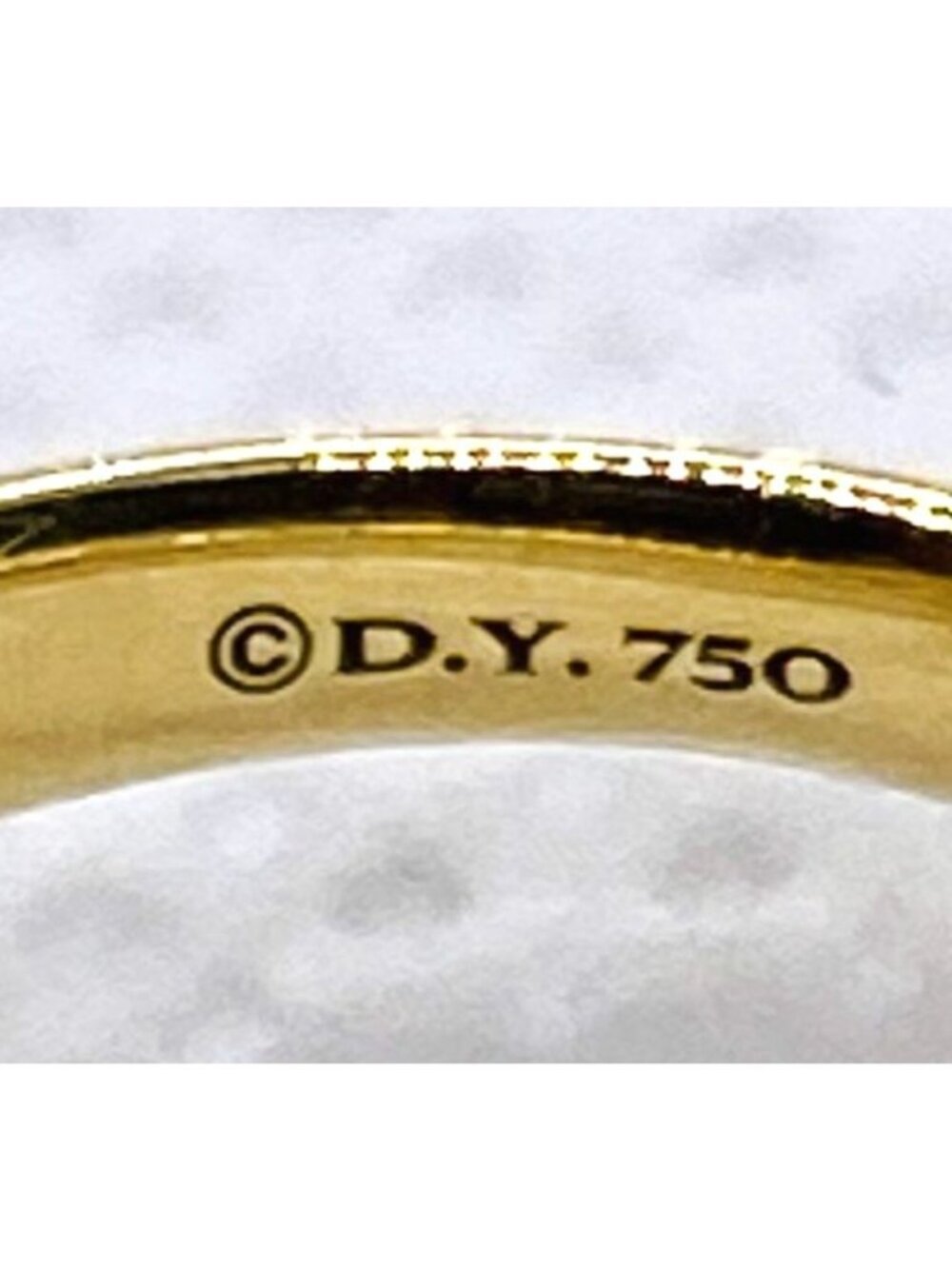 David Yurman Star Diamond Pinky Ring 18K 750 Size 2.5 - Picture 4 of 13